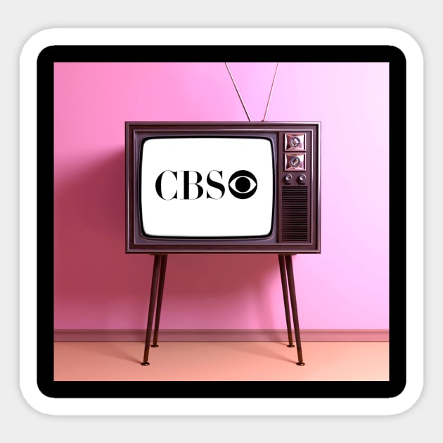 CBS Logo Sticker by Tom Tom + Co